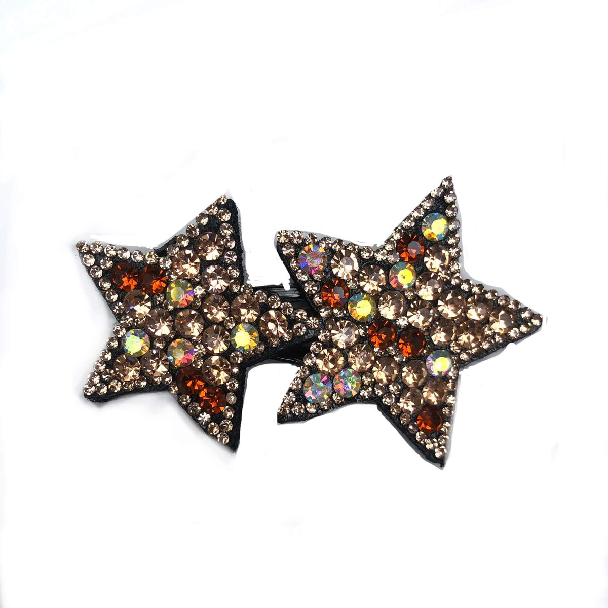 Pinza para el pelo con forma de estrella de dos puntas