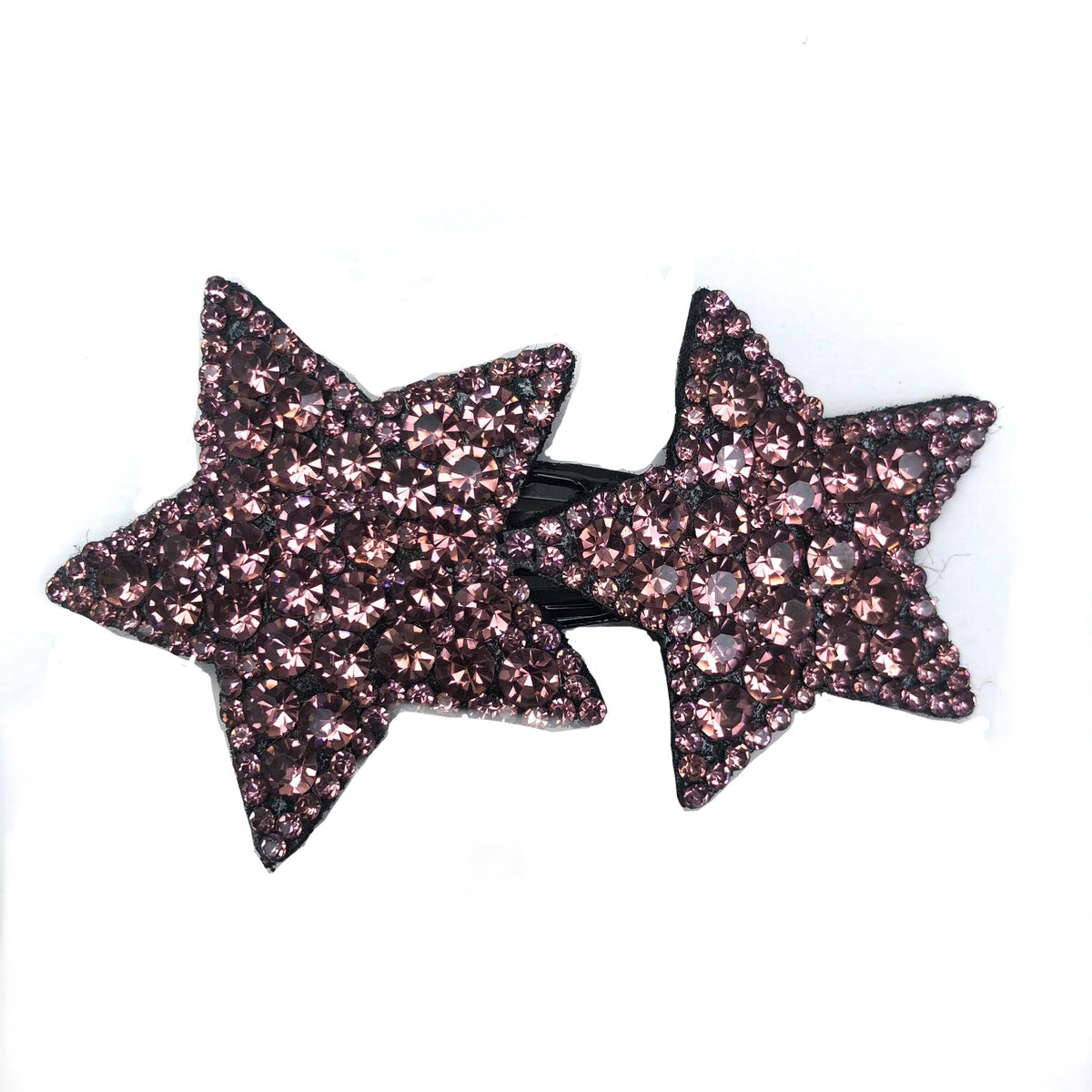 Pinza para el pelo con forma de estrella de dos puntas