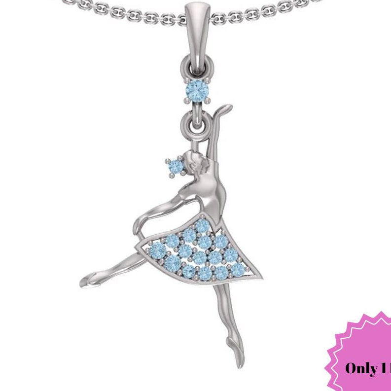 Collar Bailarina Clásica de plata