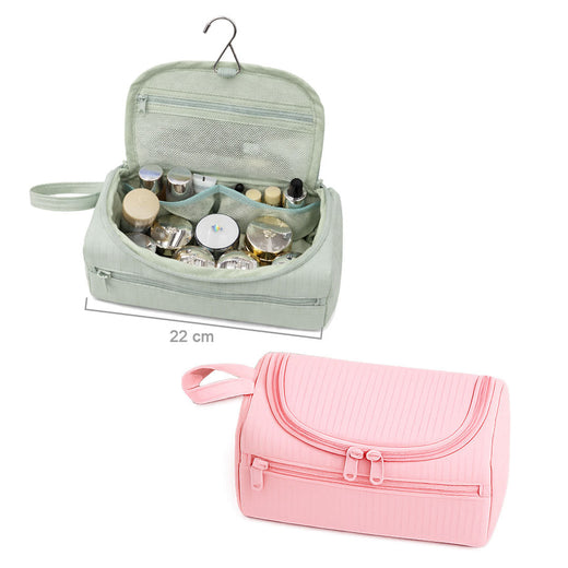Neceser de maquillaje multibolsillos