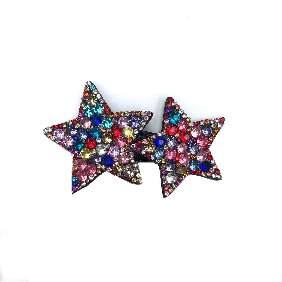 Pinza para el pelo con forma de estrella de dos puntas