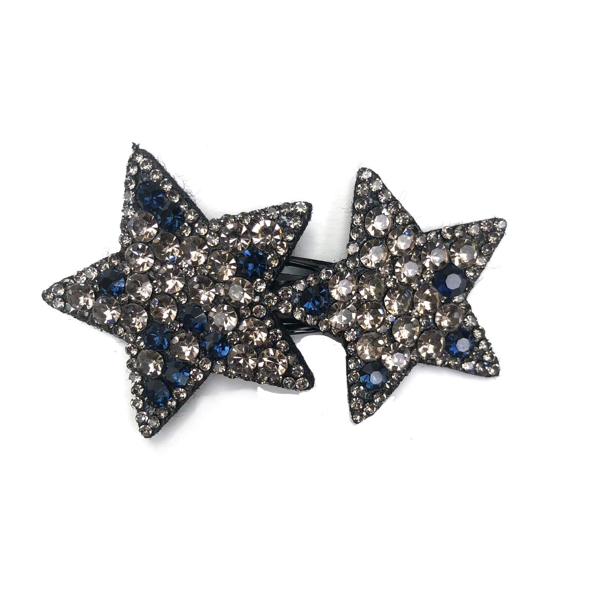 Pinza para el pelo con forma de estrella de dos puntas