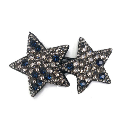 Pinza para el pelo con forma de estrella de dos puntas