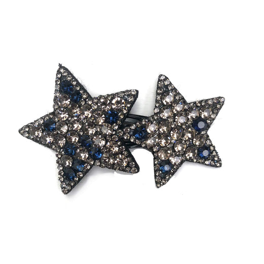 Pinza para el pelo con forma de estrella de dos puntas