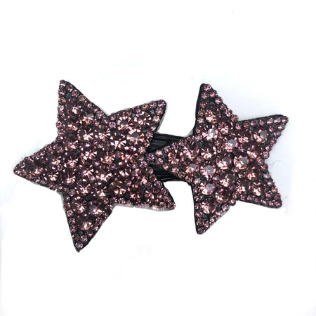 Pinza para el pelo con forma de estrella de dos puntas
