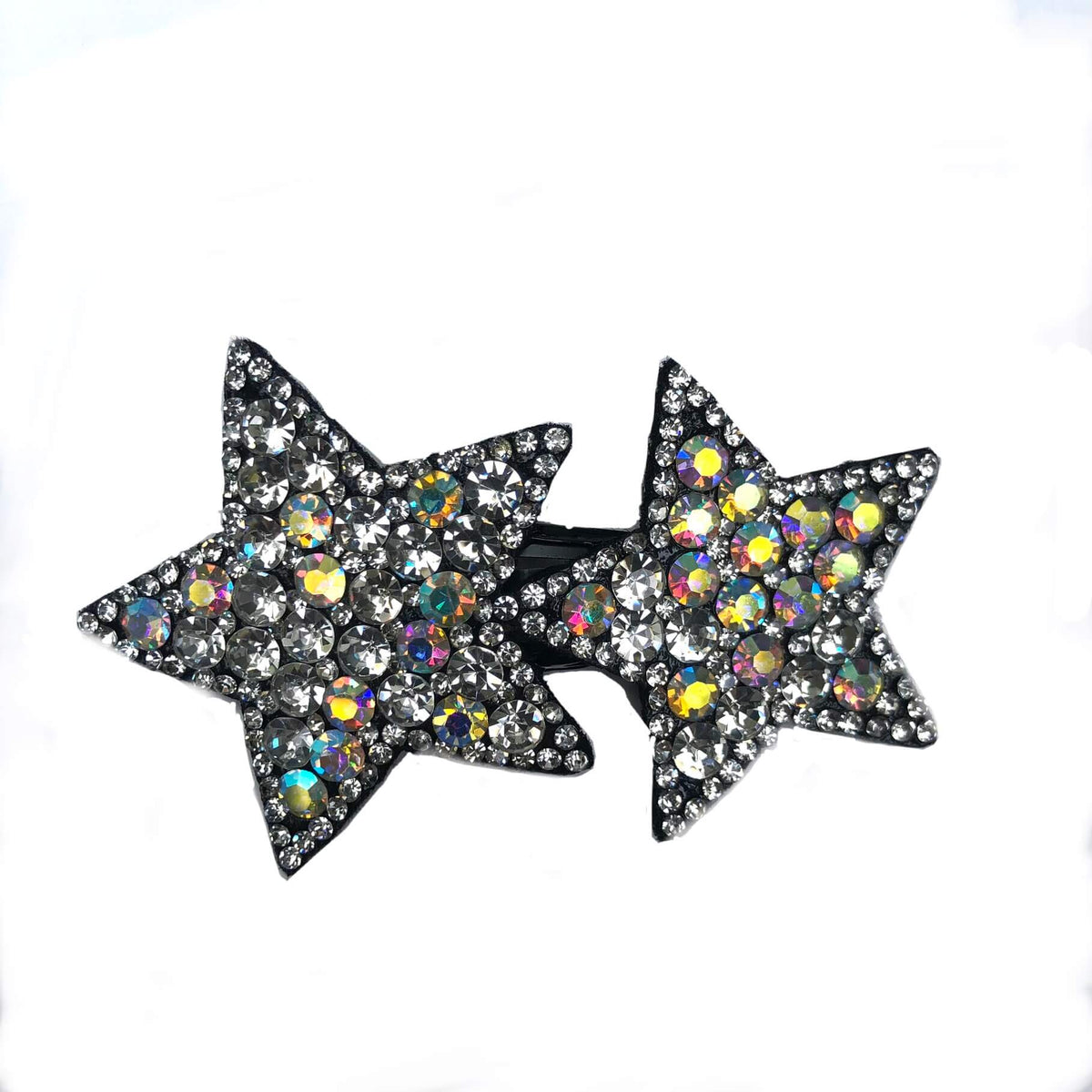 Pinza para el pelo con forma de estrella de dos puntas