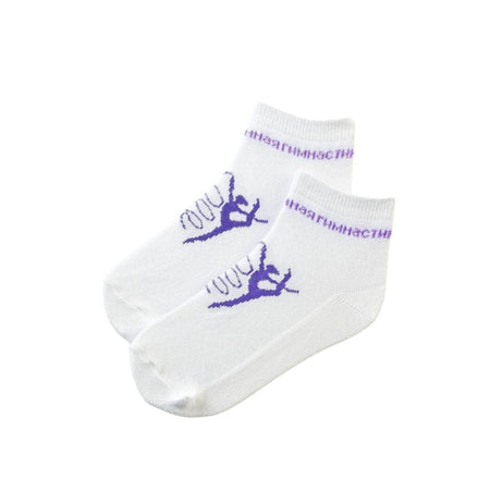 Calcetines con estampado de gimnasta