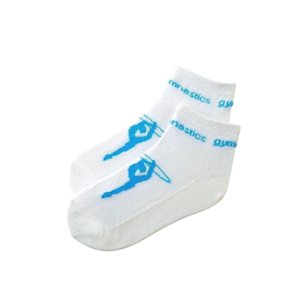 Calcetines con estampado de gimnasta